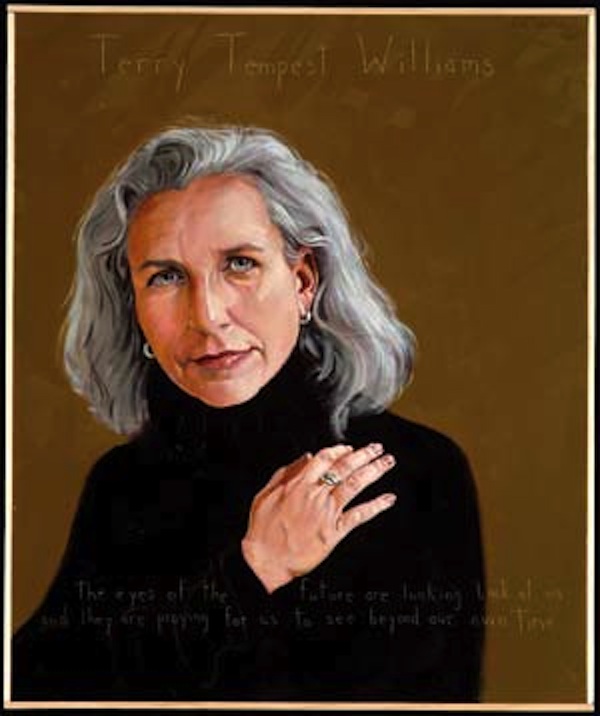 
“The eyes of the future are looking back at us and they are praying for us to see beyond our own time.” — Terry Tempest Williams 
